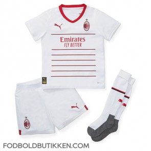 AC Milan Davide Calabria #2 Udebanetrøje Børn 2022-23 Kortærmet (+ Korte bukser)